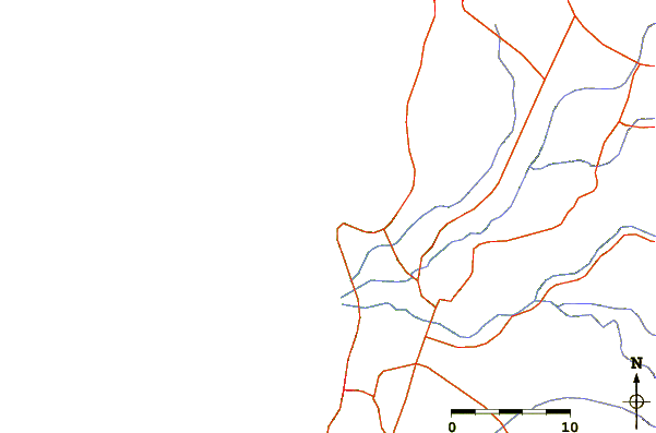 Roads and rivers around Lobitos