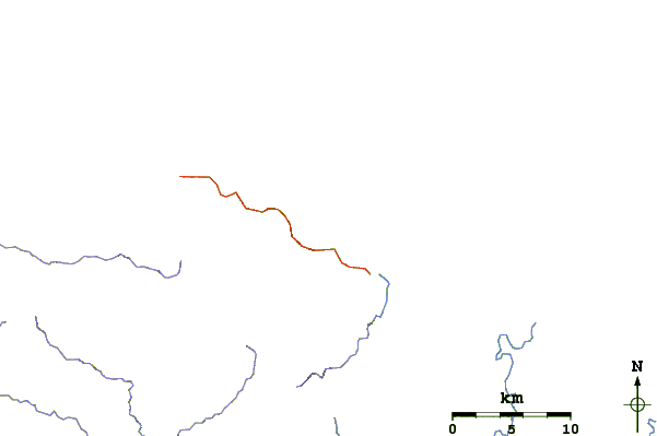 Roads and rivers around Logs