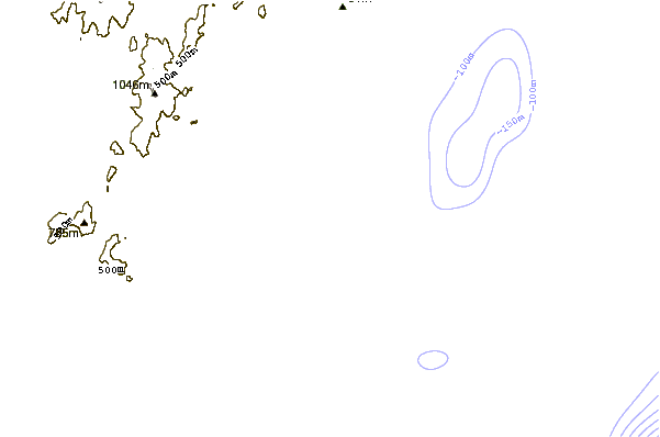 Shoreline around Lokaro Island