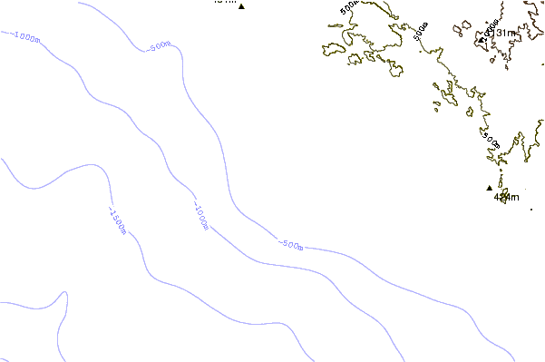Shoreline around Lolas Left