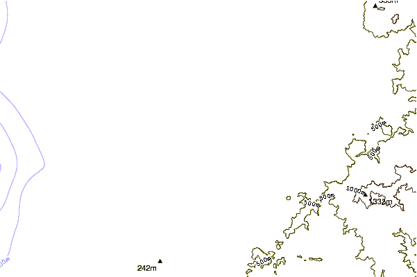 Shoreline around Lolas