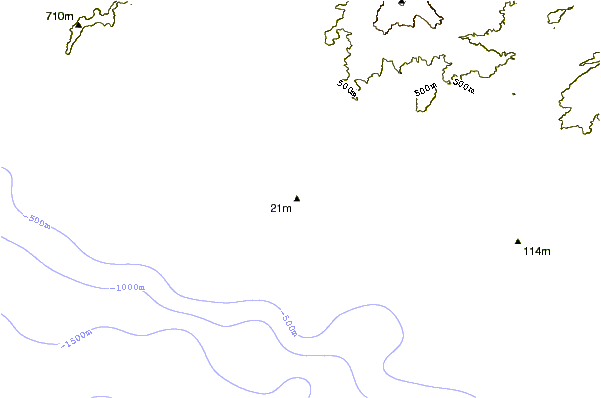 Shoreline around Loma Bonita