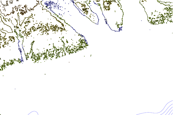 Shoreline around Lome Rivage