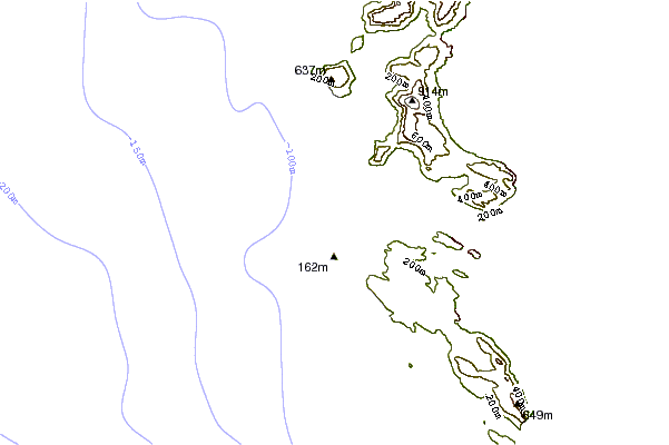 Shoreline around Long Beach