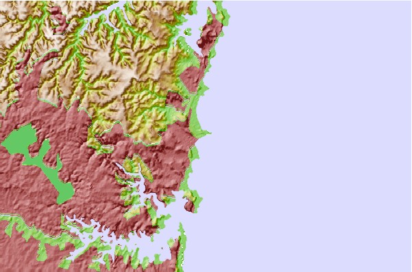 Surf spots located close to Long Reef
