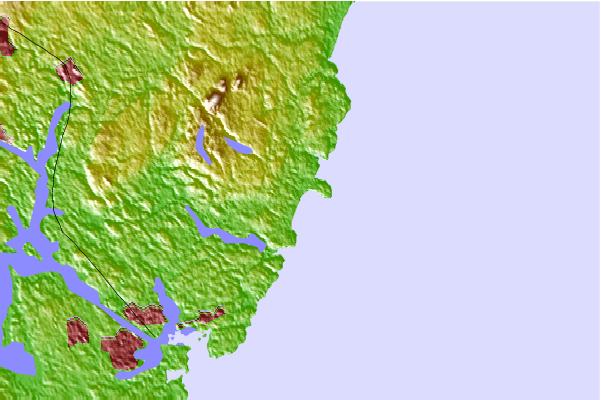 Surf spots located close to Long Sands