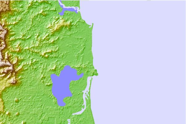 Surf breaks located close to Long Track