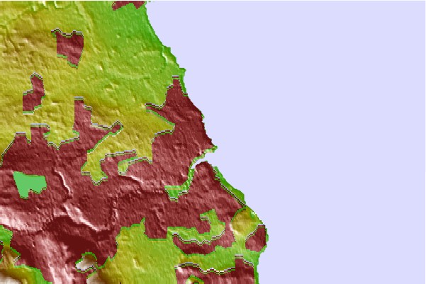 Surf spots located close to Longsands Bay
