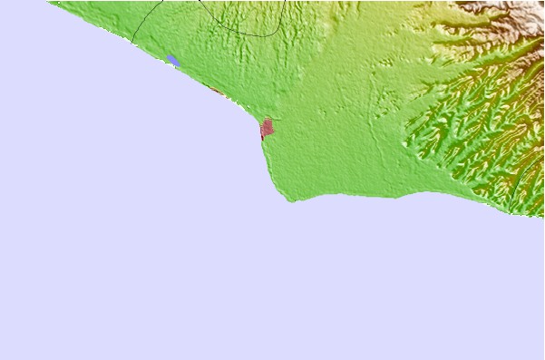 Surf spots located close to Los Cobanos