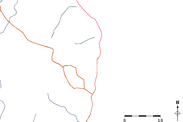 Roads and rivers around Los Frailes