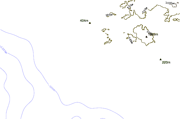 Shoreline around Los Gatos