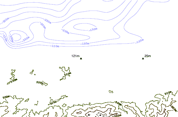 Shoreline around Las Gaviotas