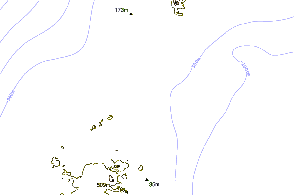 Shoreline around Los Lobos