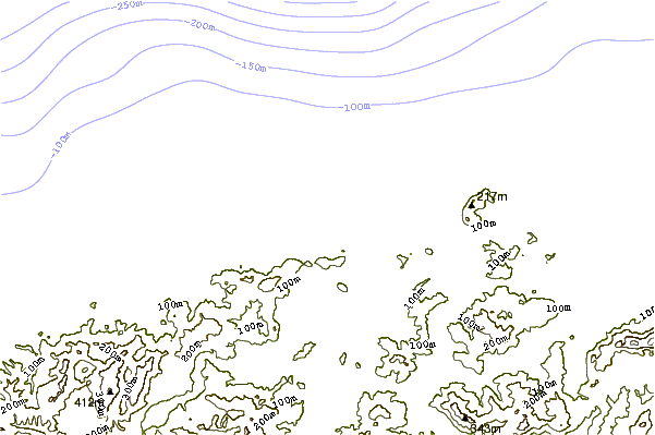 Shoreline around Los Locos