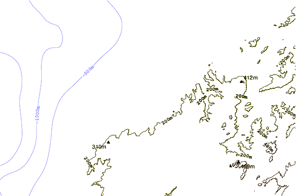 Shoreline around Los Organos