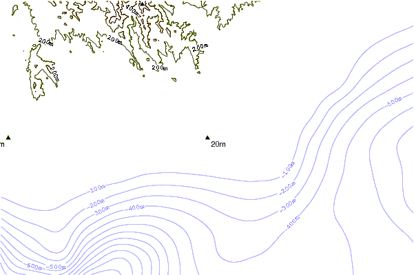 Shoreline around Los Patos