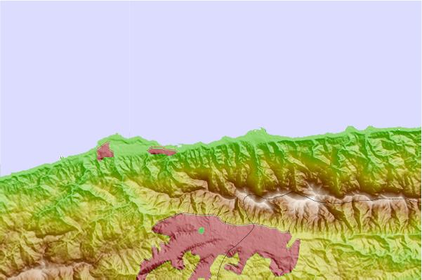 Surf breaks located close to Los Cocos