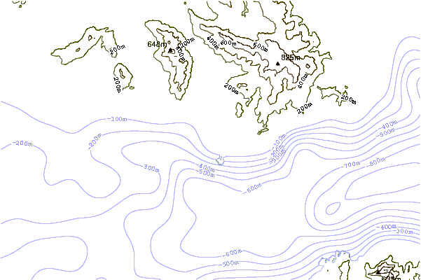 Shoreline around Los Lances