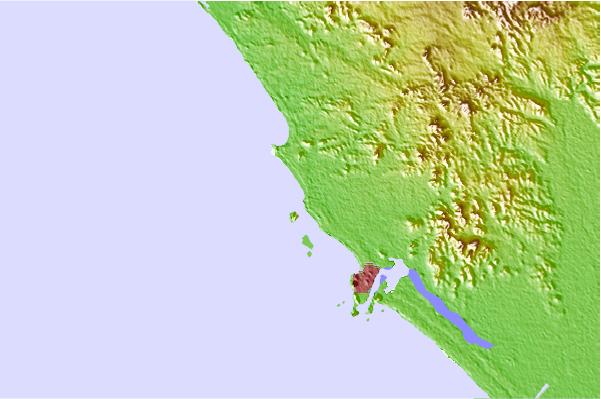 Surf breaks located close to Los Pinos