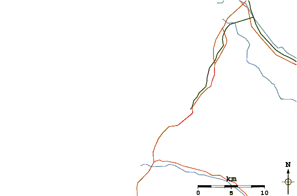 Roads and rivers around Lovers Point