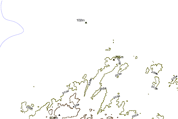 Shoreline around Lu Litarroni