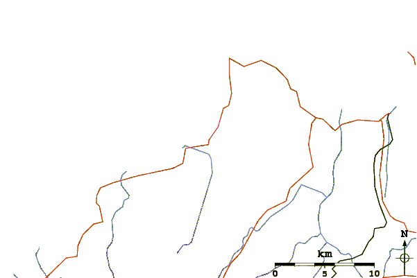 Roads and rivers around Lu Litarroni