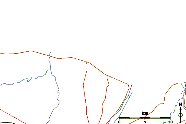 Roads and rivers around Luc Sur Mer