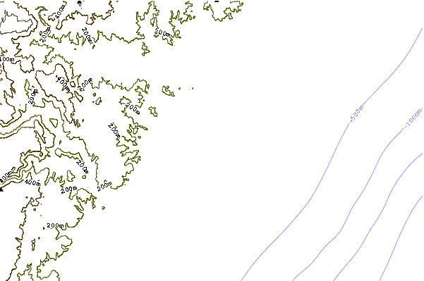 Shoreline around Lucien