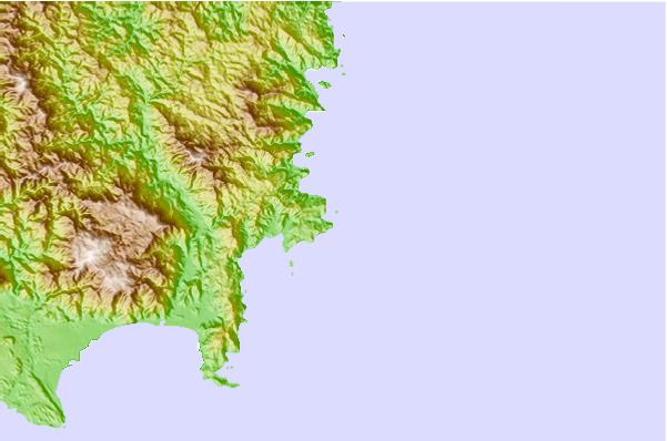 Surf breaks located close to Lucky Point