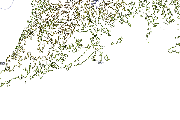 Shoreline around Luz