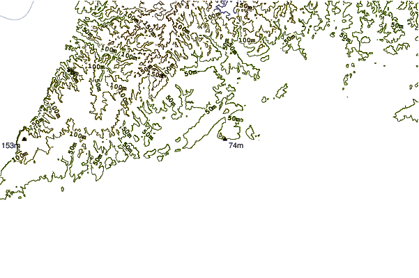 Shoreline around Rocha Negra