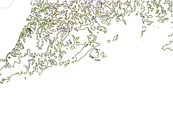 Shoreline around Luz-Rocha Negra
