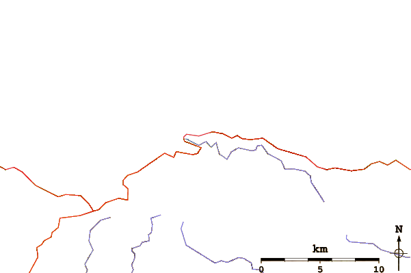 Roads and rivers around Lynmouth