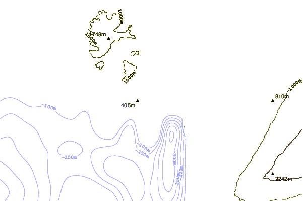 Shoreline around Ma'alaea