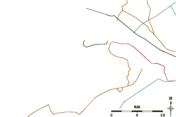 Roads and rivers around Maasvlakte