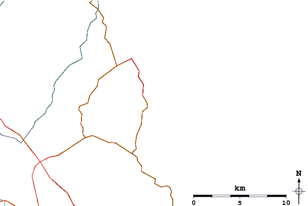 Roads and rivers around Mablethorpe