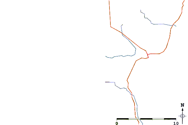 Roads and rivers around Machrihanish