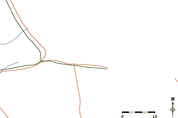 Roads and rivers around Macuro