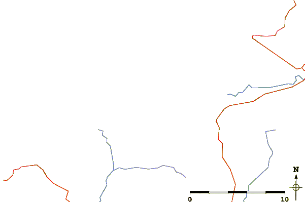 Roads and rivers around Maghera Strand