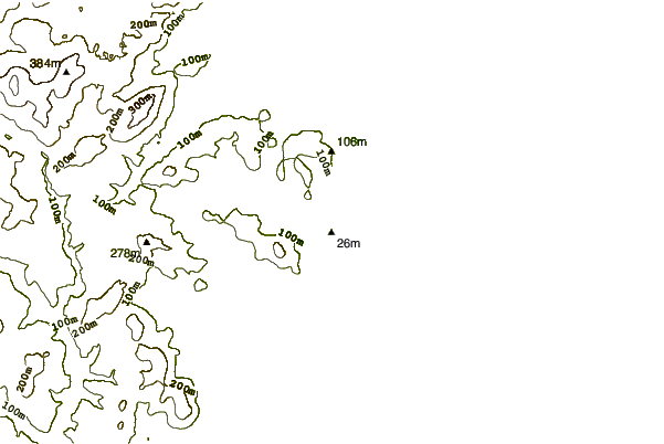 Shoreline around Maghermore