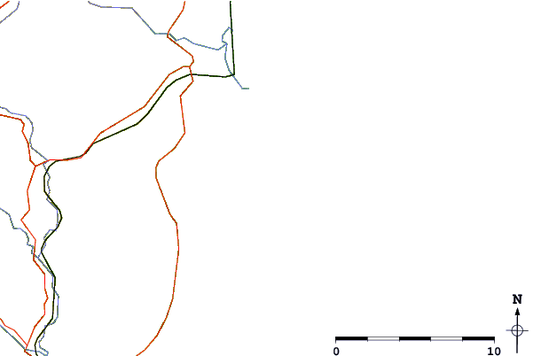 Roads and rivers around Maghermore