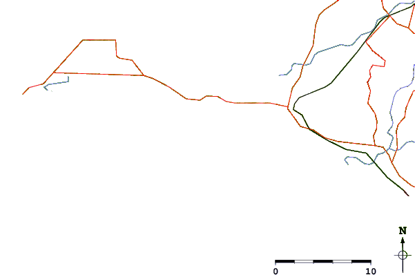 Roads and rivers around Magic Lands