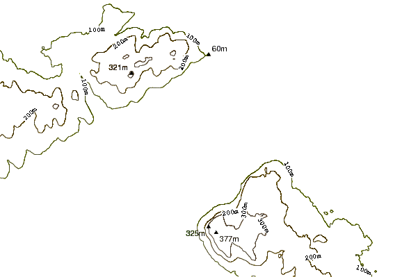 Shoreline around Magillian Point