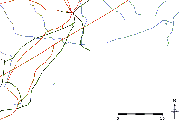 Roads and rivers around Maguelone