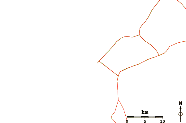 Roads and rivers around Mahai'ula Bay