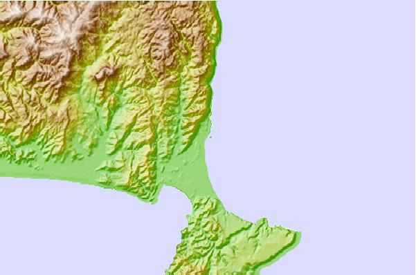 Surf spots located close to Mahanga Point