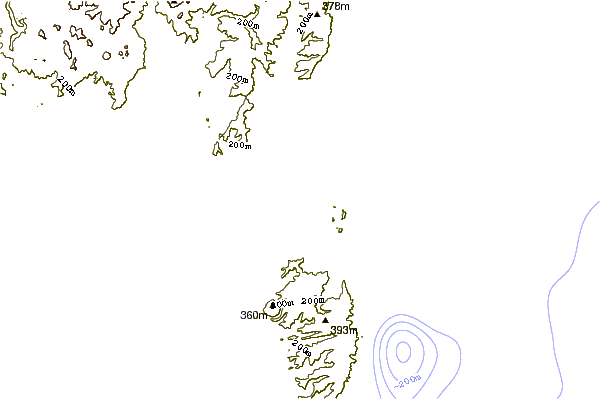Shoreline around Mahia Reef