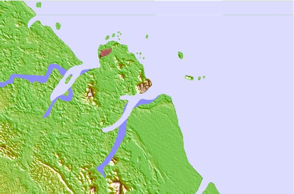 Surf spots located close to Mahury