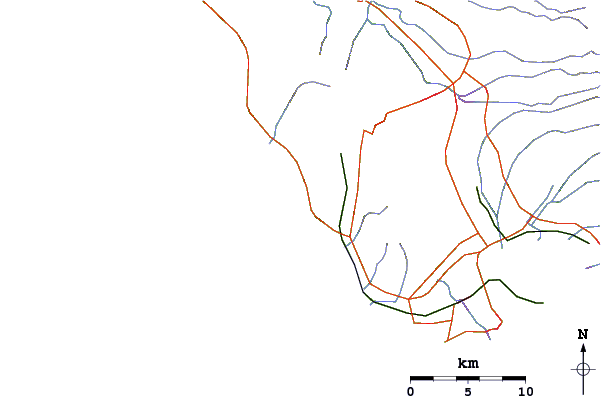 Roads and rivers around Maili Cloudbreak
