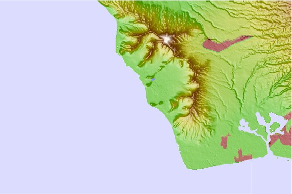 Surf spots located close to Maili Point